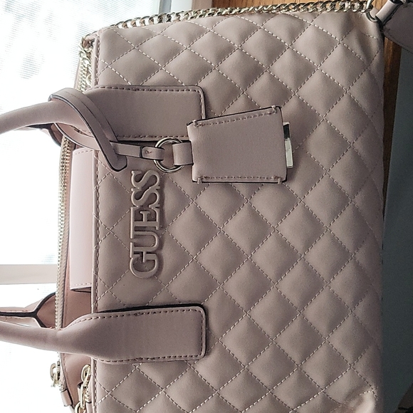 Guess Handbags - Guess light pink purse